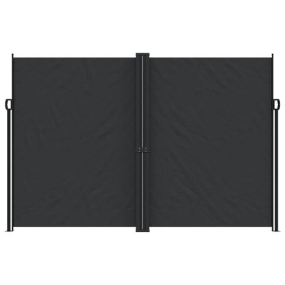 Tuinscherm Uittrekbaar Zwart 220 x 1200 cm