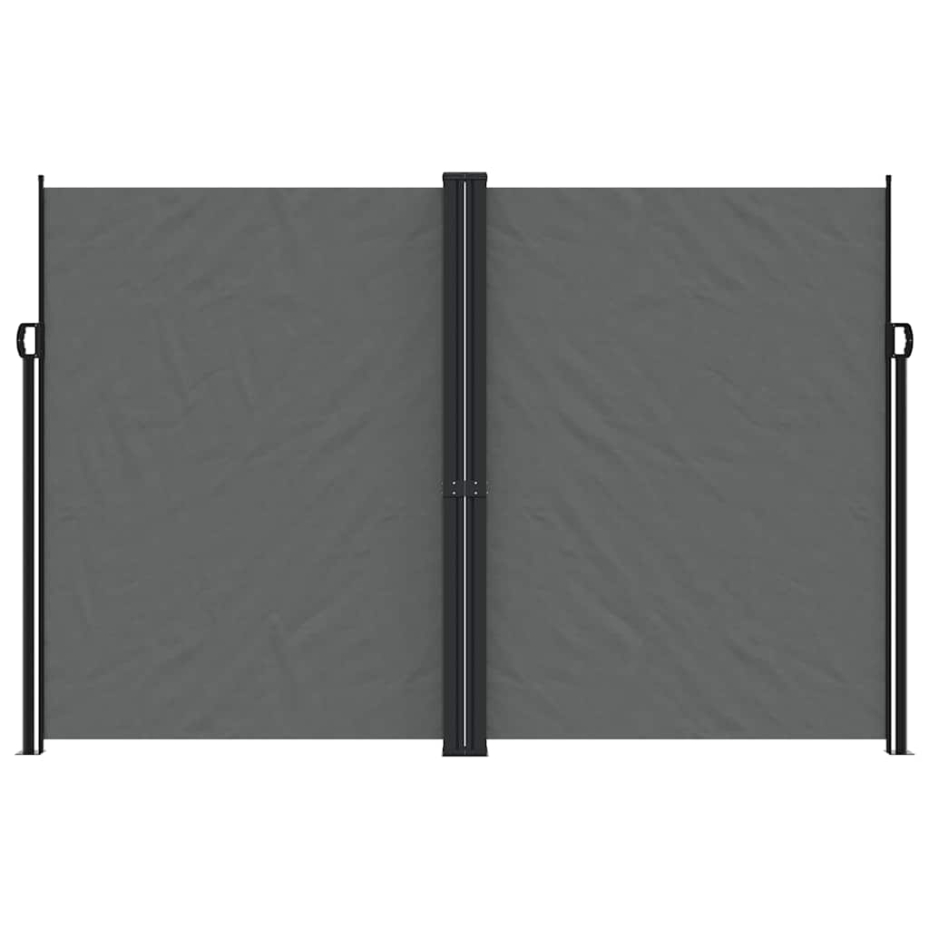 Tuinscherm Uittrekbaar Kleurig Antraciet 220 x 1200 cm
