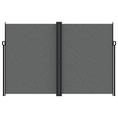 Tuinscherm Uittrekbaar Kleurig Antraciet 220 x 1200 cm