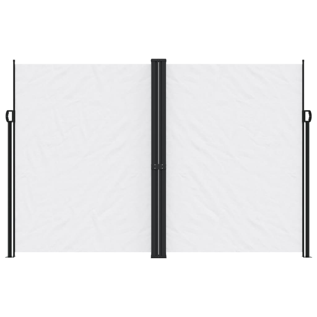 Windscherm uittrekbaar 220x1200 cm wit