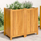 Plantenbak massief acaciahout 84x42x75 cm