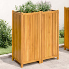 Plantenbak 84x42x100 cm massief acaciahout
