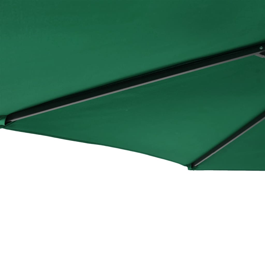 Parasol Met Stalen Paal 225X225X212 Cm Groen