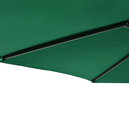 Parasol Met Stalen Paal 225X225X212 Cm Groen