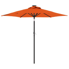 Parasol Met Stalen Paal 225X225X212 Cm Kleurig Terracotta