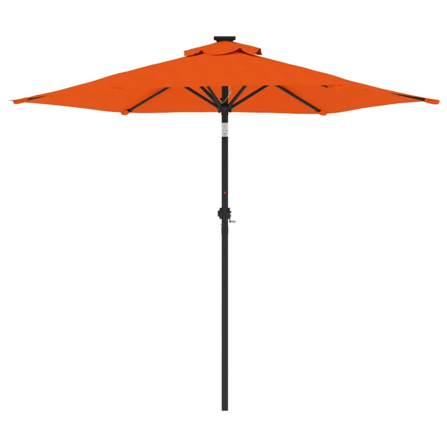 Parasol Met Stalen Paal 225X225X212 Cm Kleurig Terracotta