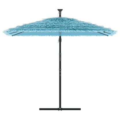 Parasol met stalen paal 246x246x230 cm blauw