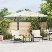 Parasol 246x246x230 cm wit stalen paal
