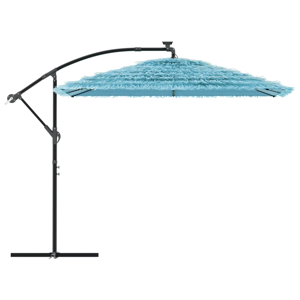 Parasol met stalen paal 269x269x235 cm blauw