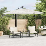 Parasol 269x269x235 cm wit stalen paal