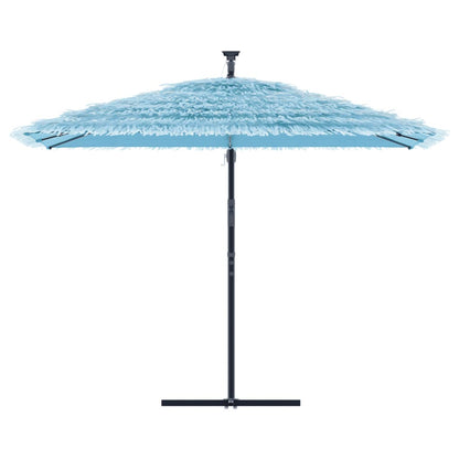 Parasol met stalen paal 290x290x238 cm blauw