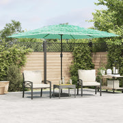 Parasol 290x290x238 cm groen staal