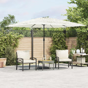 Parasol 290x290x238 cm wit stalen paal