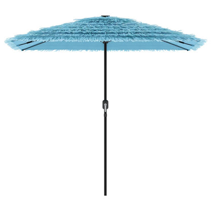 Parasol met stalen paal 248x248x248 cm blauw