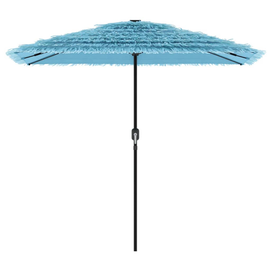 Parasol met stalen paal 248x248x248 cm blauw