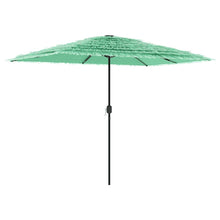 Parasol met stalen paal 300x200x250 cm groen