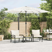 Parasol 300x200x250 cm wit stalen paal