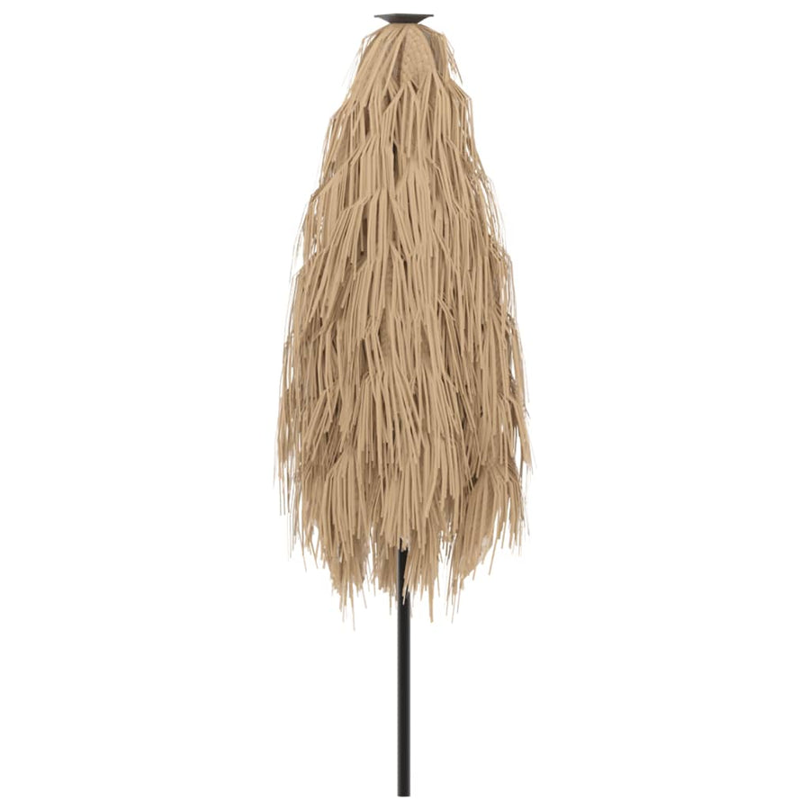 Parasol met stalen paal 223x223x213 cm bruin