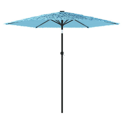 Parasol met stalen paal 268x268x226 cm blauw