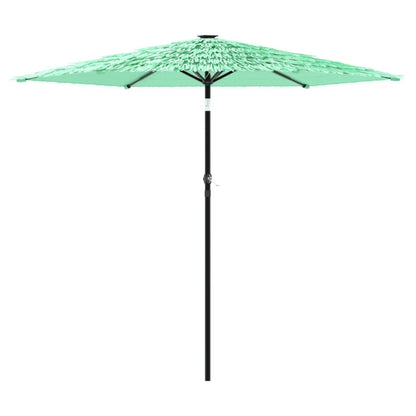 Parasol met stalen paal 268x268x226 cm groen