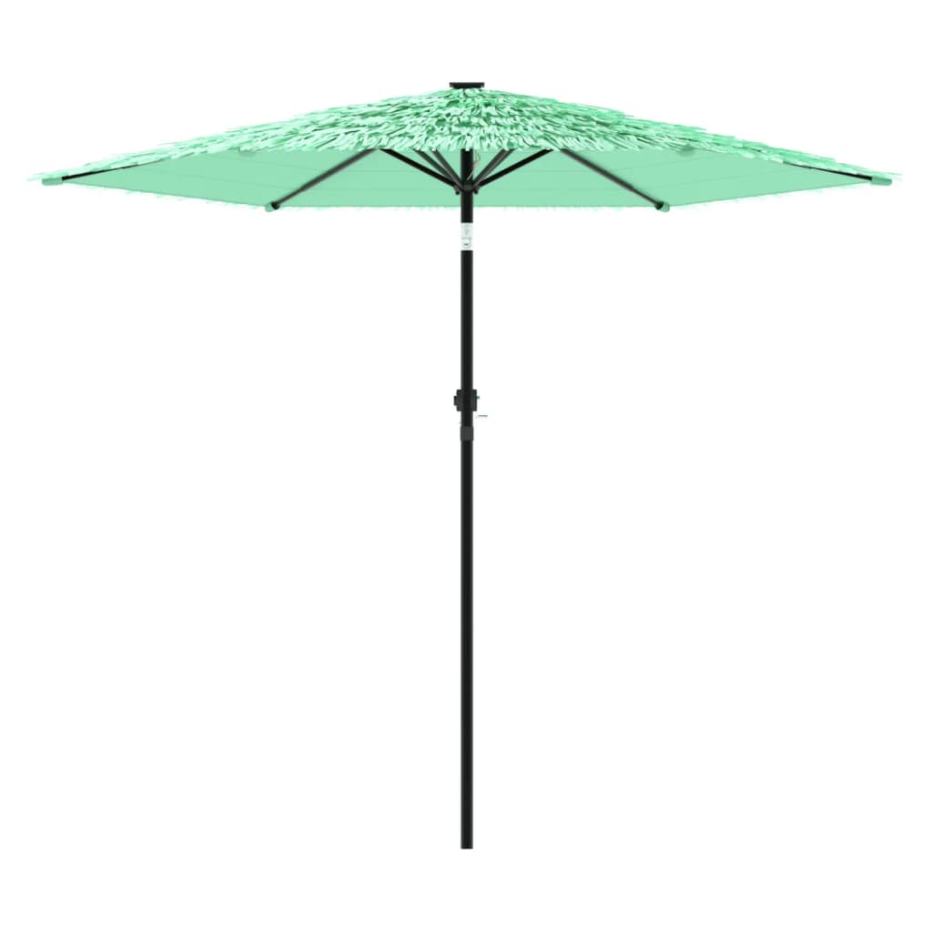 Parasol met stalen paal 268x268x226 cm groen