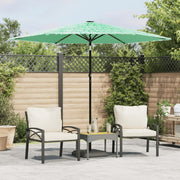 Parasol 268x268x226 cm groen staal polyester