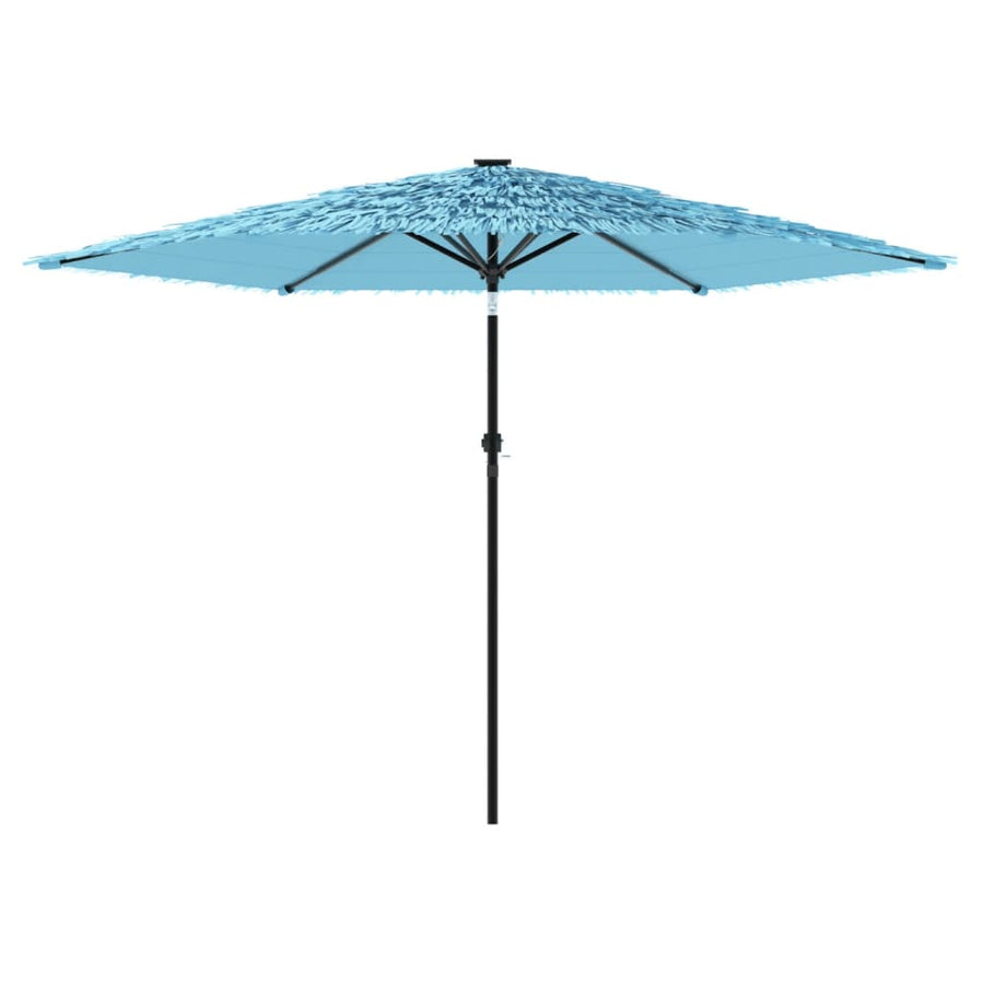 Parasol met stalen paal 288x288x225 cm blauw