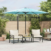 Parasol 288x288x225 cm blauw staal