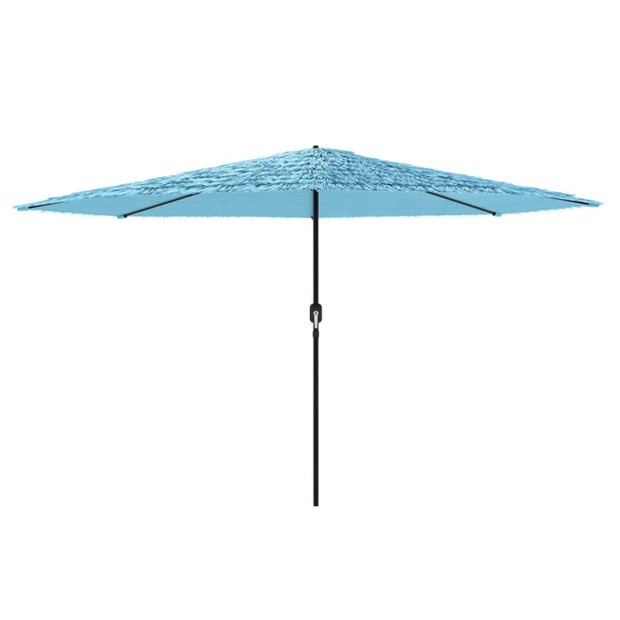 Parasol met stalen paal 388x388x248 cm blauw