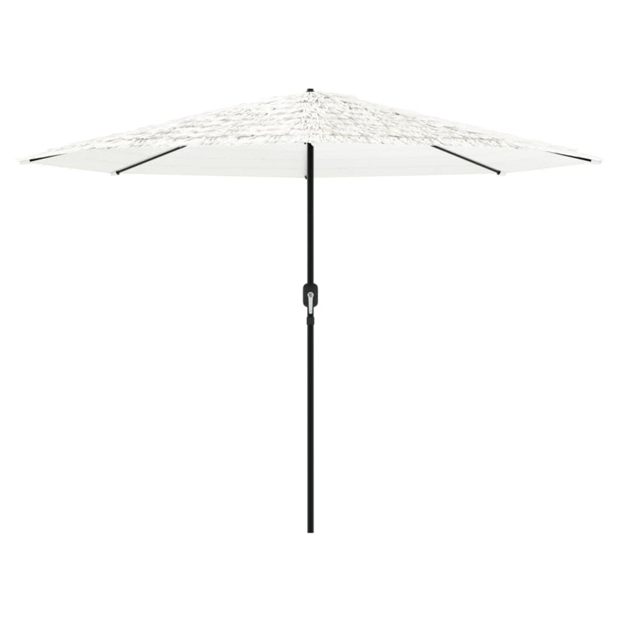 Parasol met stalen paal 388x388x248 cm wit