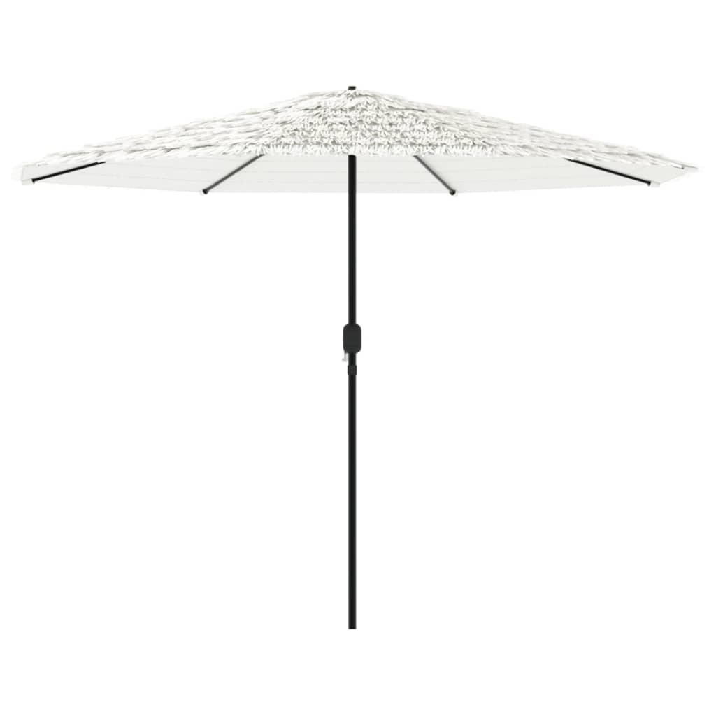 Parasol met stalen paal 388x388x248 cm wit