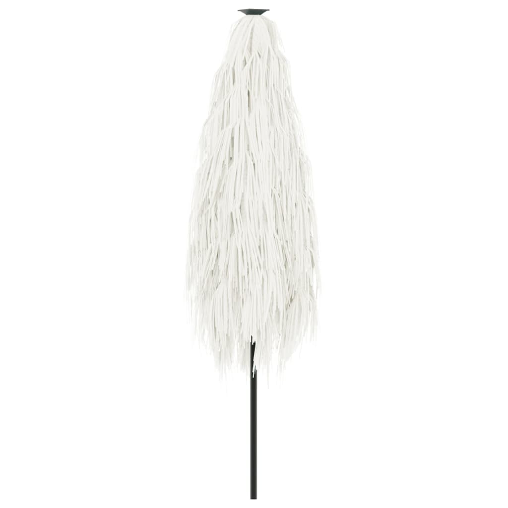 Parasol met stalen paal 388x388x248 cm wit