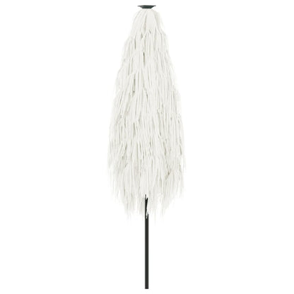 Parasol met stalen paal 388x388x248 cm wit