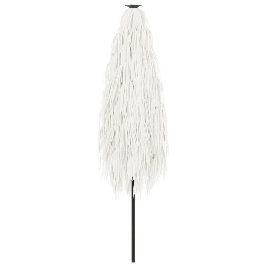 Parasol met stalen paal 388x388x248 cm wit