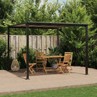 Tuinpaviljoen 300x300 cm aluminium antraciet