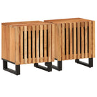 Bedside tables 2 pcs 40x34x46 cm solid acacia wood