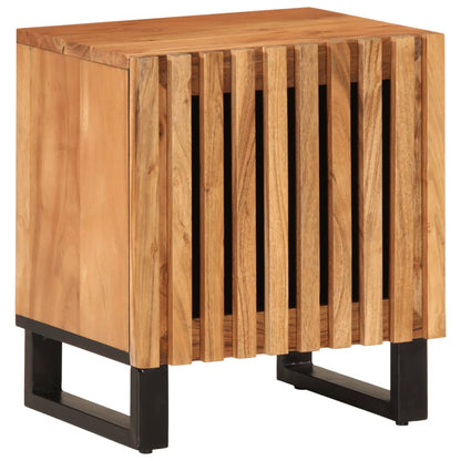 Nachtkastjes 2 st 40x33x46 cm massief acaciahout