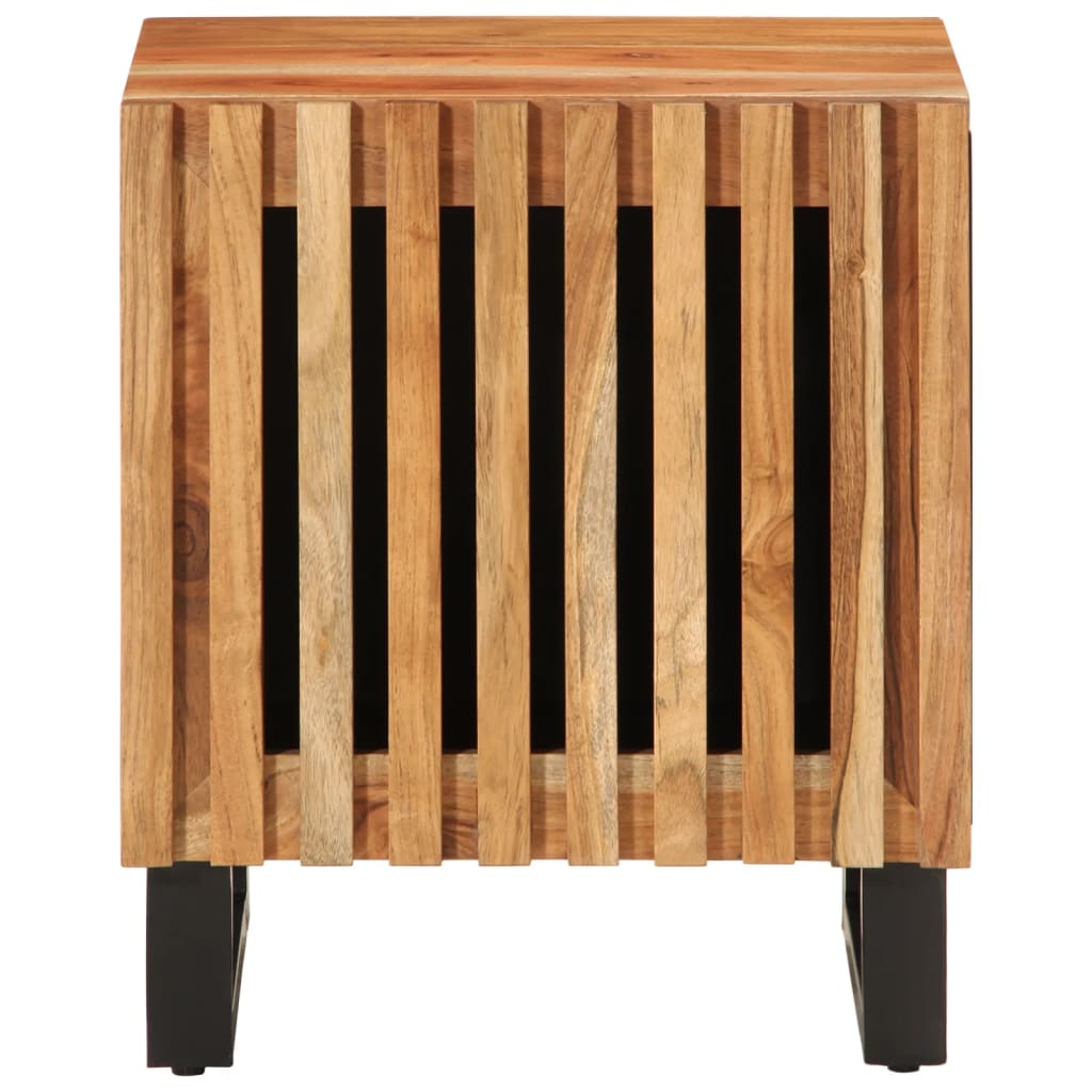Nachtkastjes 2 st 40x33x46 cm massief acaciahout