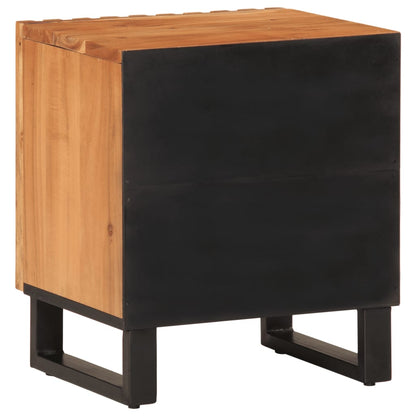 Nachtkastjes 2 st 40x33x46 cm massief acaciahout