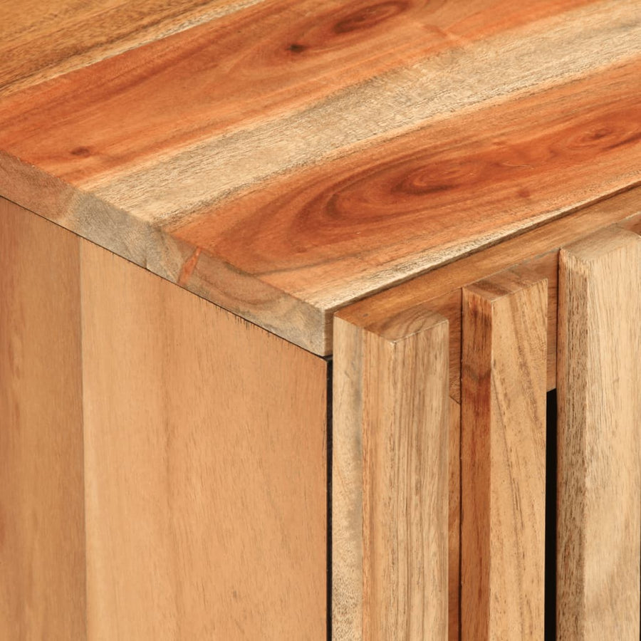 Nachtkastjes 2 st 40x33x46 cm massief acaciahout