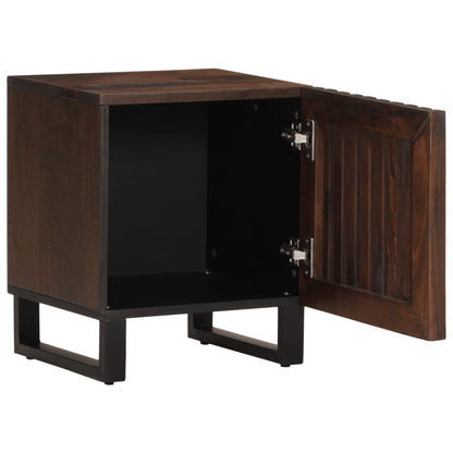 Nachtkastjes 2 st 40x33x46 cm massief mangohout