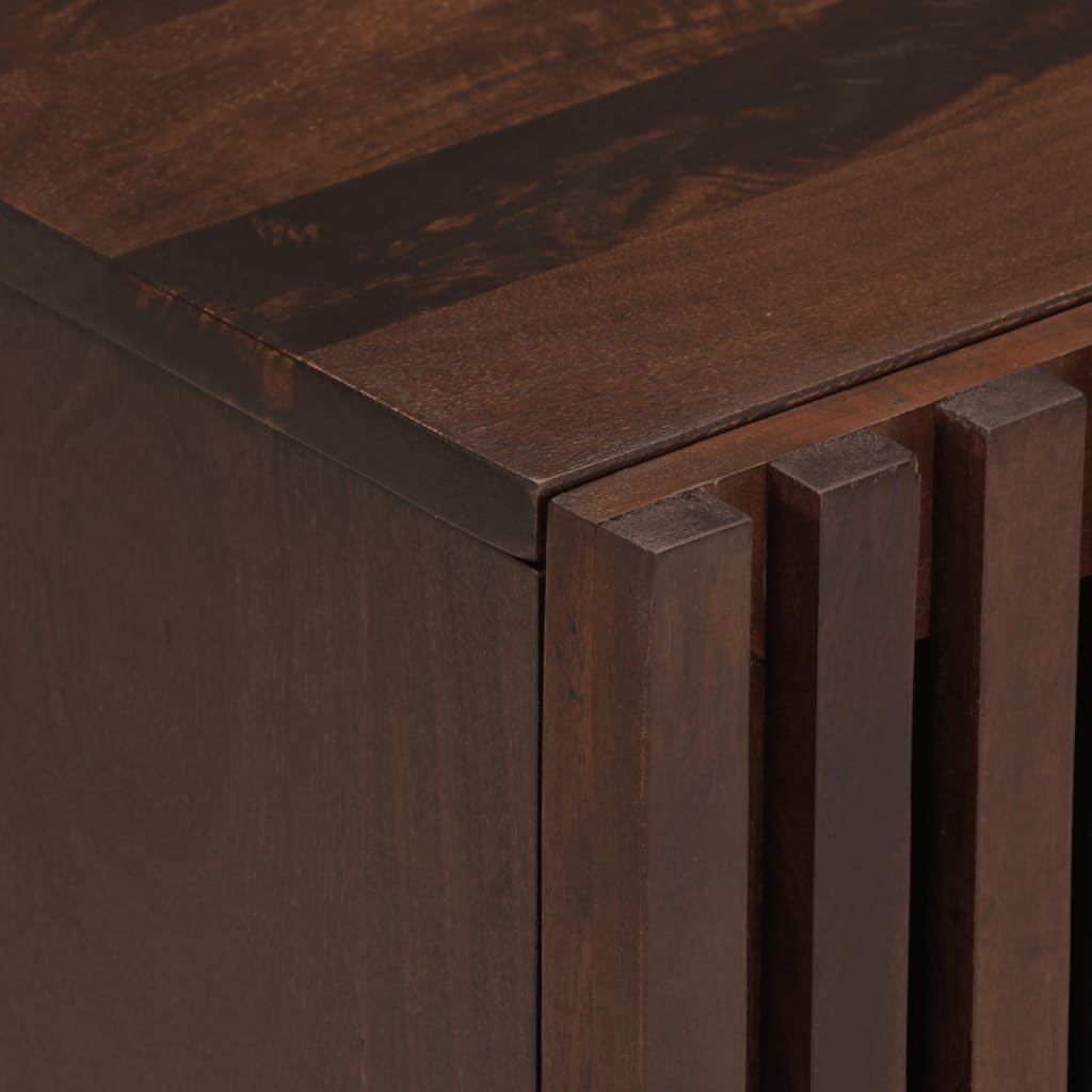 Nachtkastjes 2 st 40x33x46 cm massief mangohout