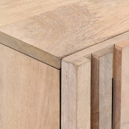 Nachtkastjes 2 st 40x34x46 cm massief gebleekt mangohout
