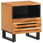 Nightstand 40x34x46 cm solid acacia wood