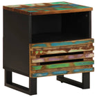 Bedside cabinet 40x34x46 cm solid reclaimed wood
