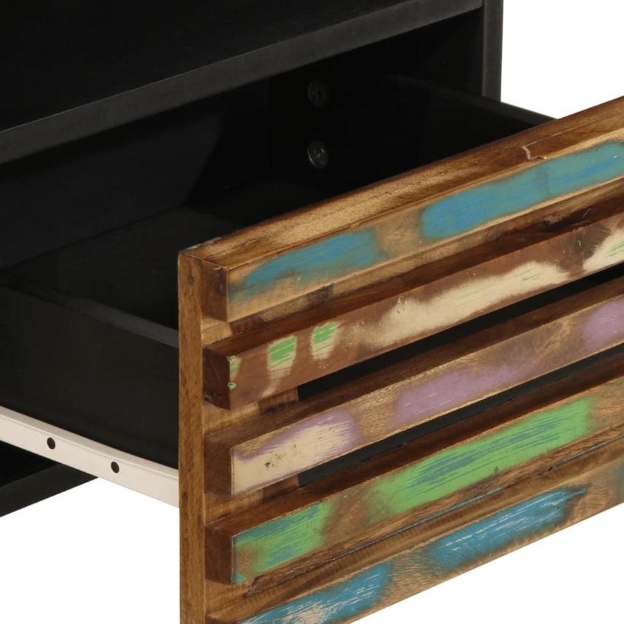 Nachtkastjes 2 st 40x33x46 cm massief gerecycled hout