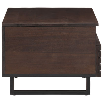 Salontafel 80x55x40 cm massief mangohout bruin