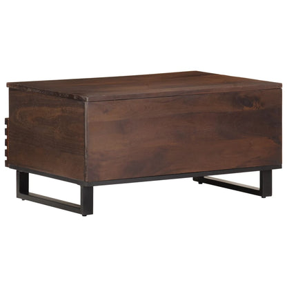 Salontafel 80x55x40 cm massief mangohout bruin