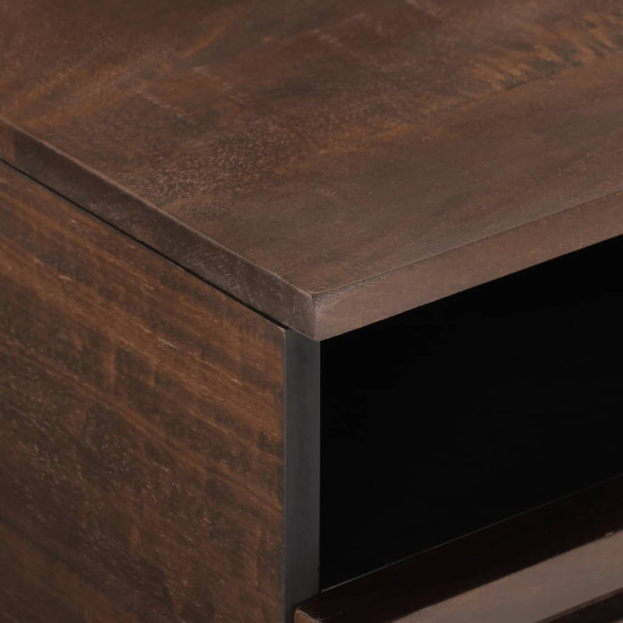 Salontafel 80x55x40 cm massief mangohout bruin