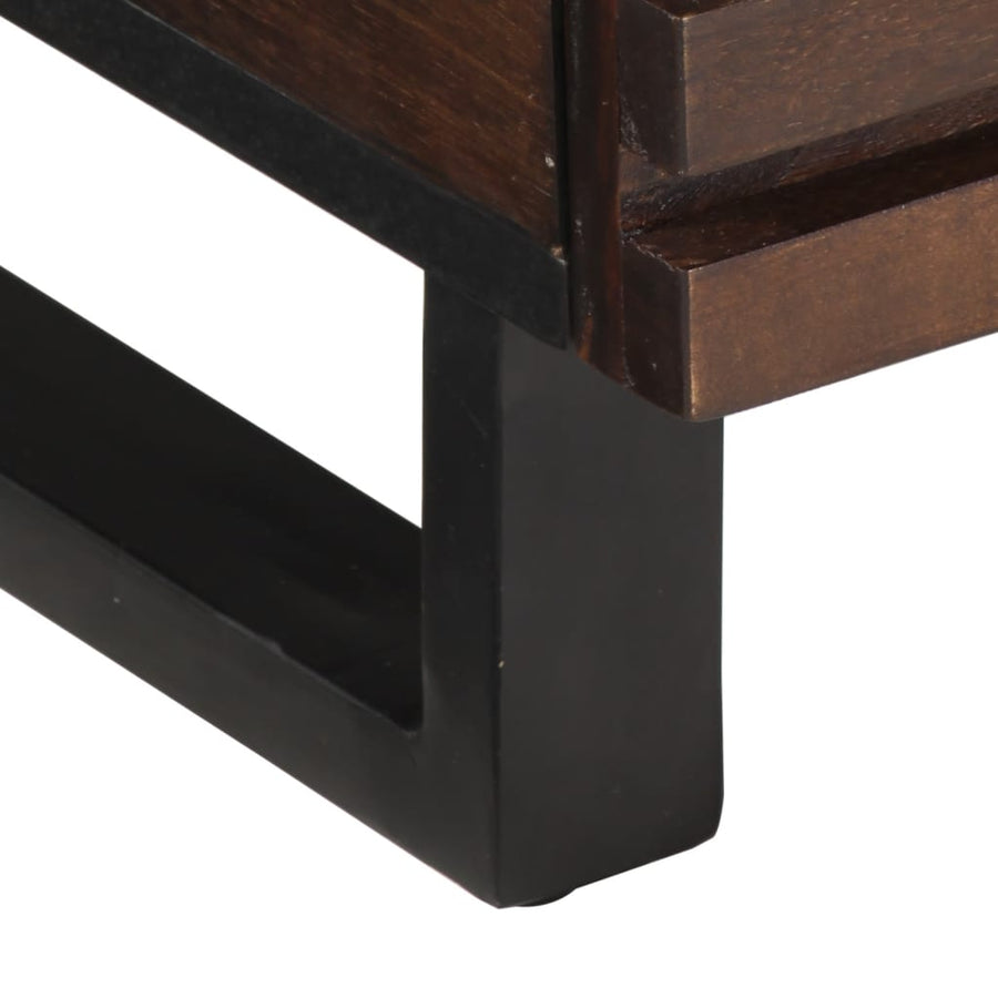 Salontafel 80x55x40 cm massief mangohout bruin